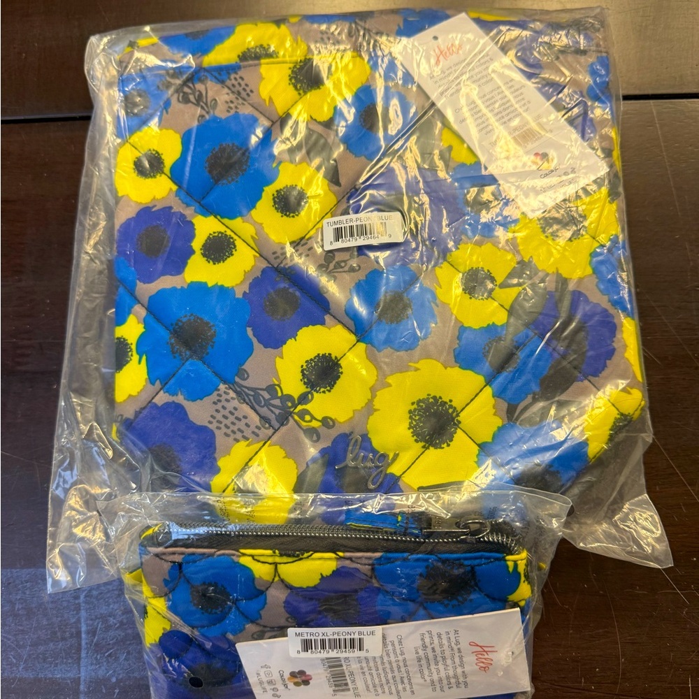 Lug Peony Blue Bundle of 3